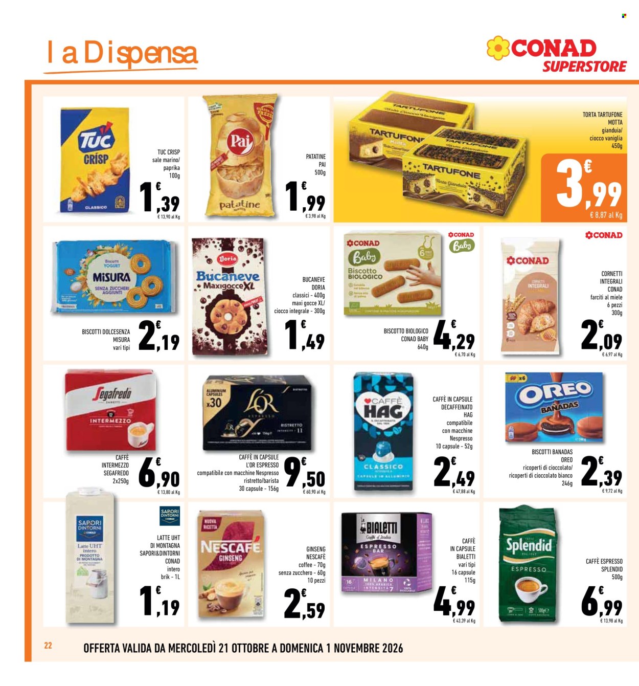 Volantino Conad - 21/10/2026 - 1/11/2026. Pagina 22