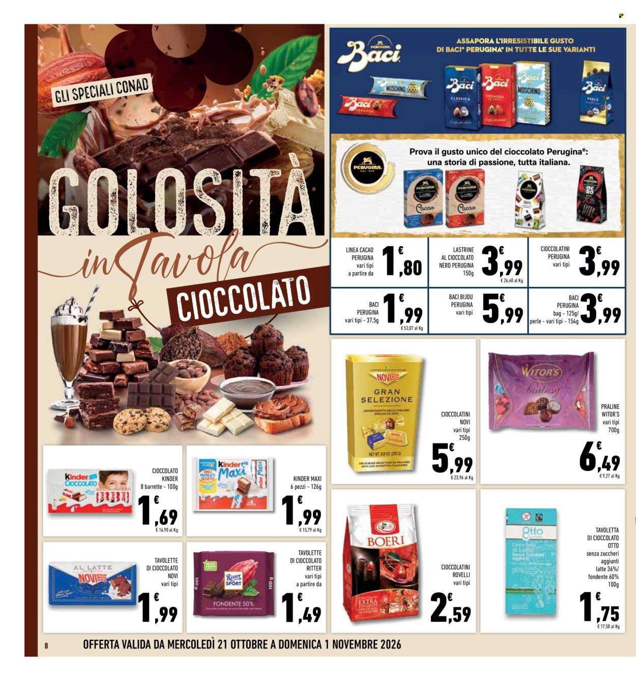 Volantino Conad - 21/10/2026 - 1/11/2026. Pagina 8
