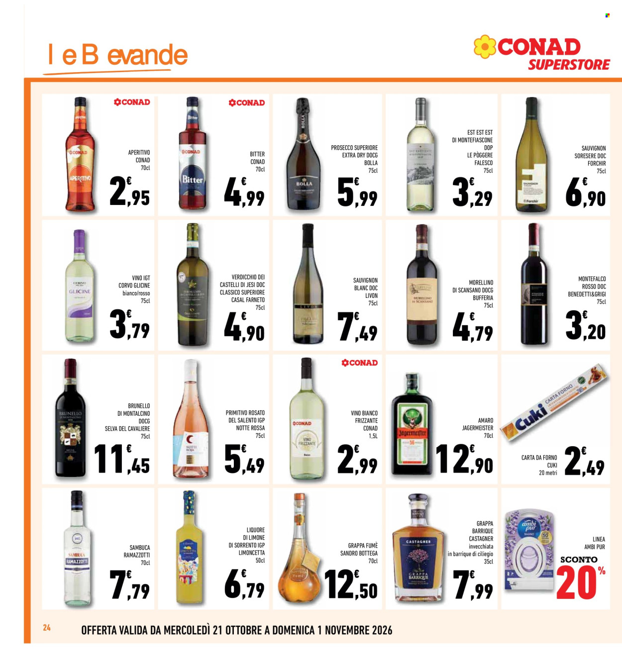 Volantino Conad - 21/10/2026 - 1/11/2026. Pagina 24