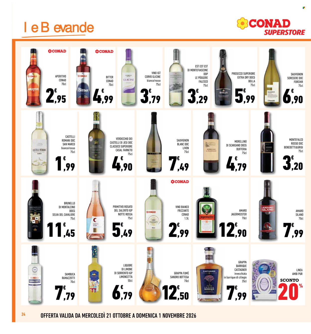 Volantino Conad - 21/10/2026 - 1/11/2026. Pagina 24