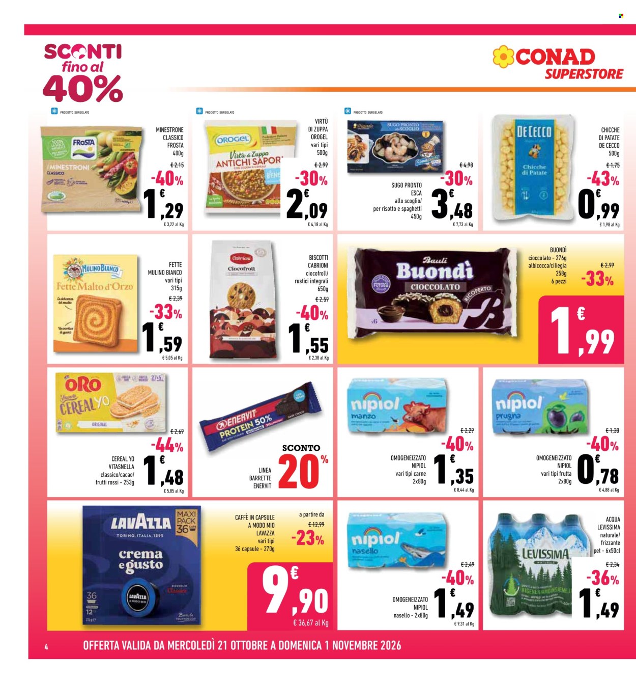 Volantino Conad Superstore - 21/10/2026 - 1/11/2026. Pagina 4