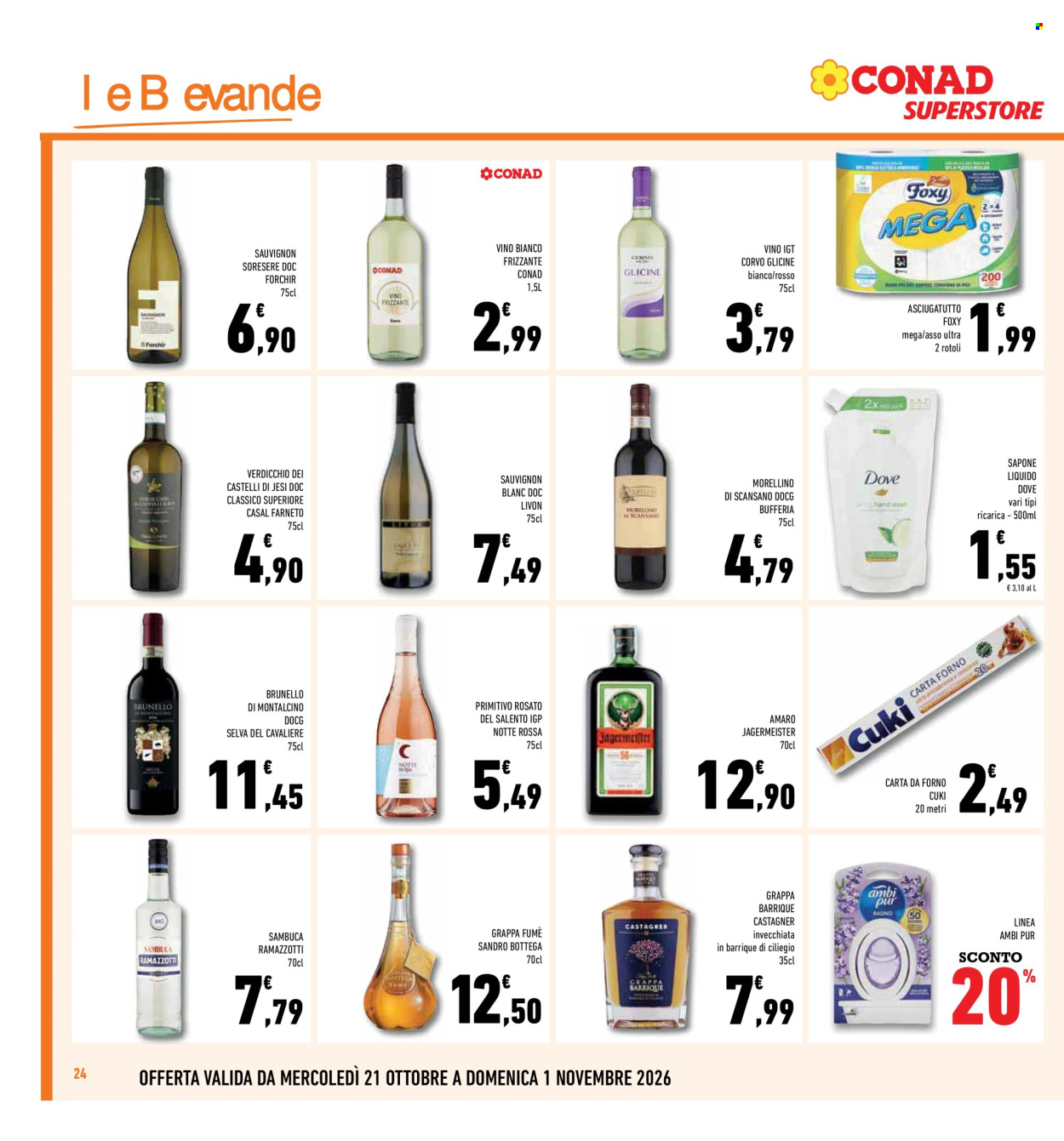 Volantino Conad Superstore - 21/10/2026 - 1/11/2026. Pagina 24