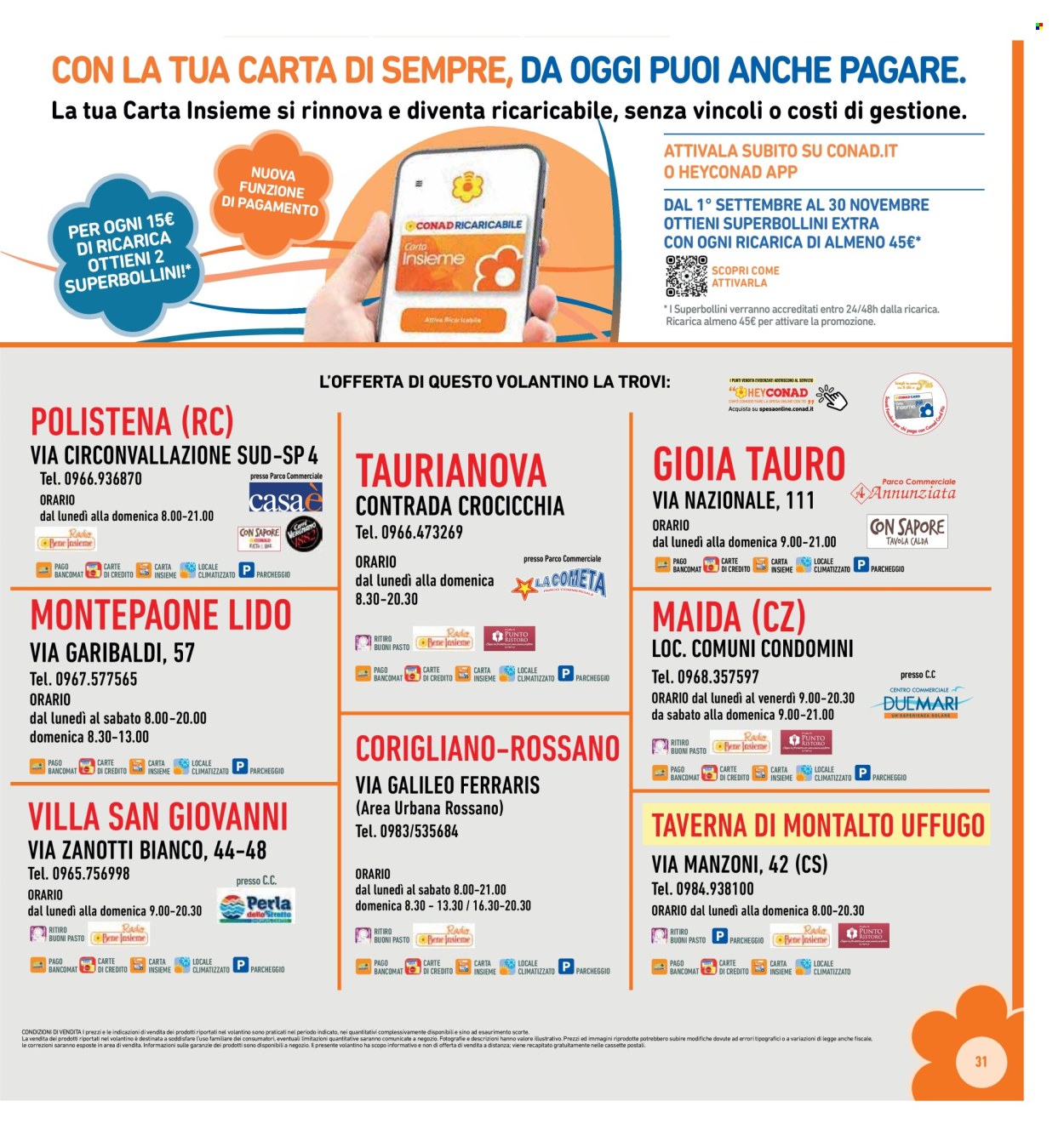 Volantino Conad Superstore - 21/10/2026 - 1/11/2026. Pagina 31