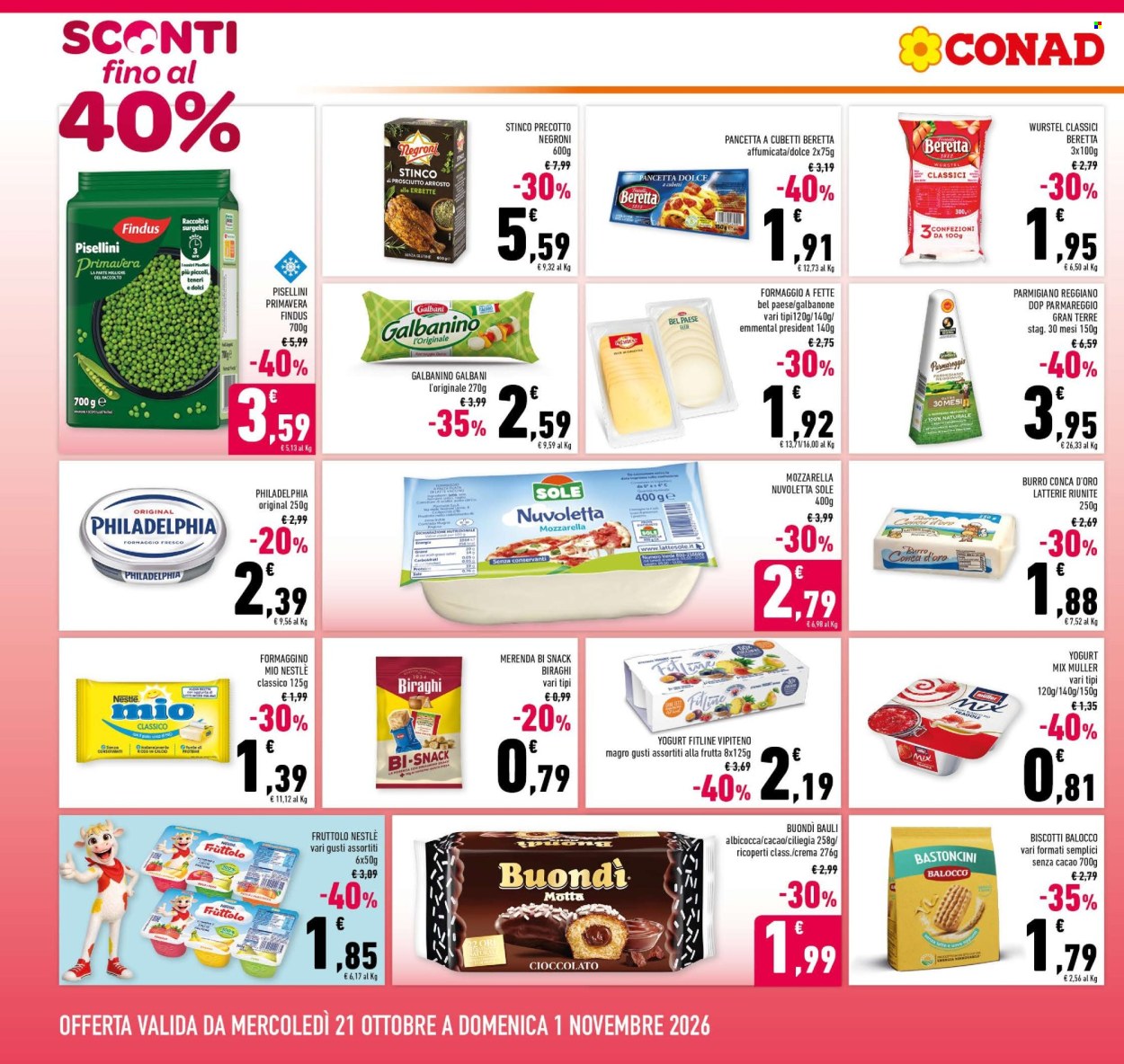 Volantino Conad - 21/10/2026 - 1/11/2026. Pagina 2