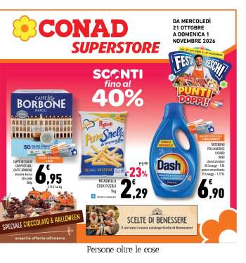 Volantino Conad - 21/10/2026 - 1/11/2026.
