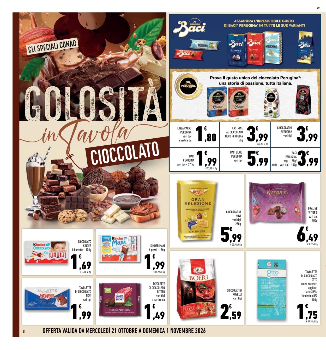 Volantino Conad - 21/10/2026 - 1/11/2026. Pagina 8