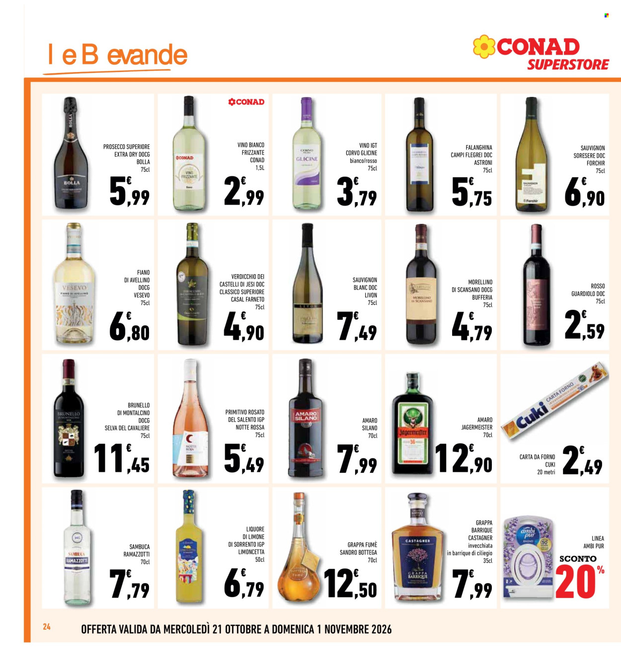 Volantino Conad - 21/10/2026 - 1/11/2026. Pagina 24