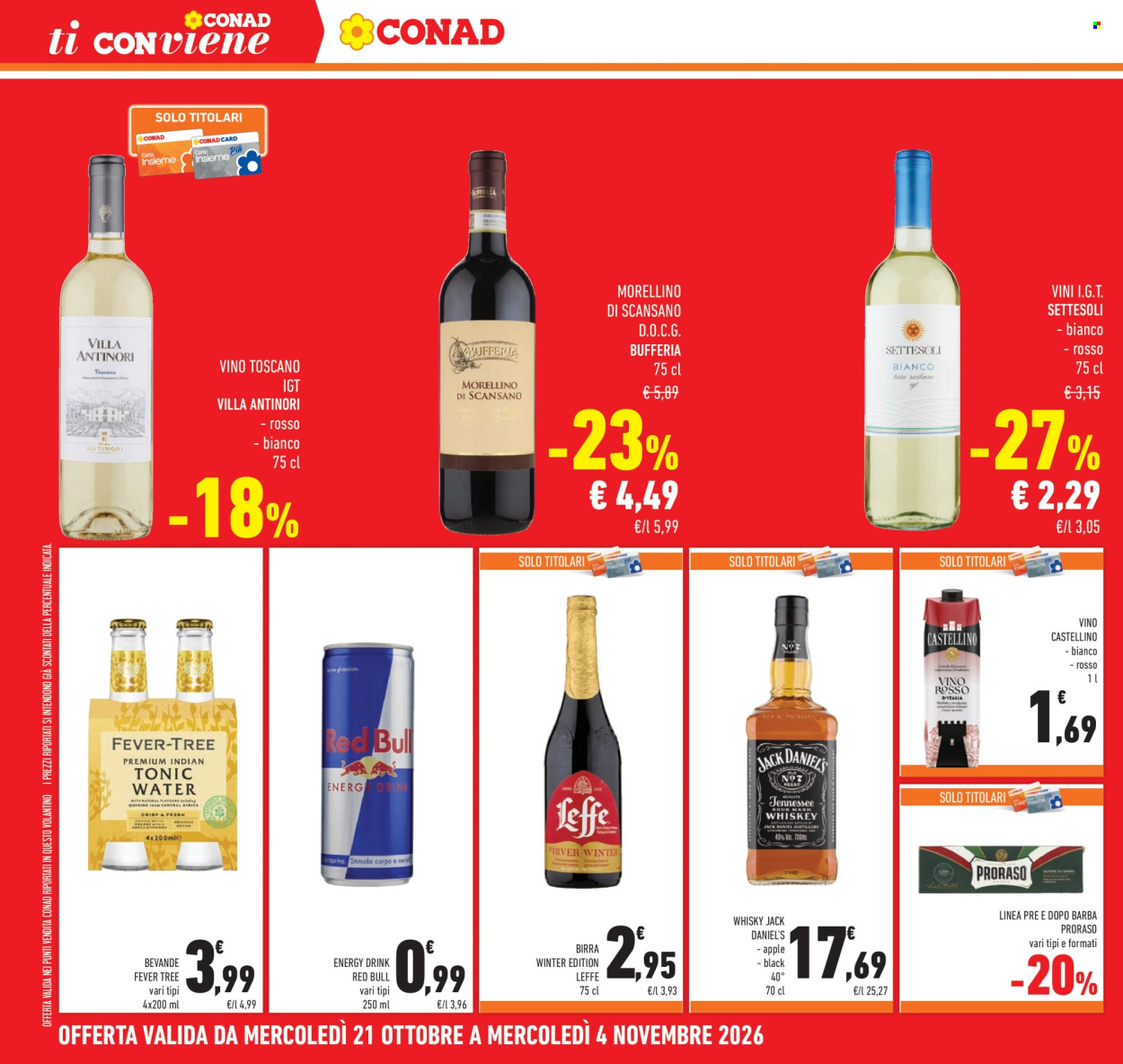 Volantino Conad - 21/10/2026 - 4/11/2026. Pagina 41