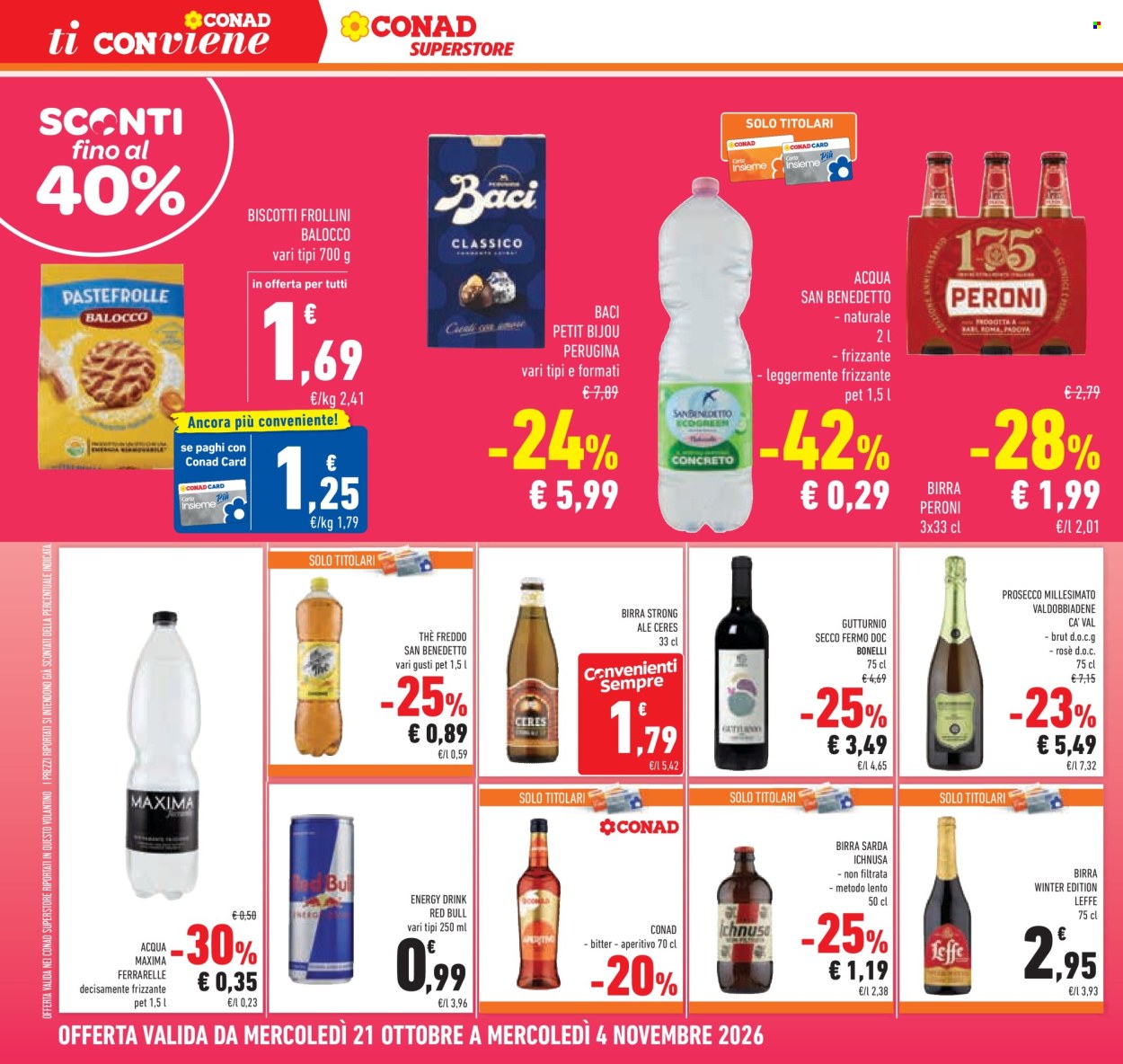 Volantino Conad Superstore - 21/10/2026 - 4/11/2026. Pagina 38