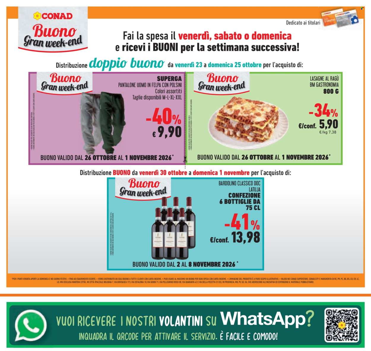 Volantino Conad Superstore - 21/10/2026 - 4/11/2026. Pagina 60