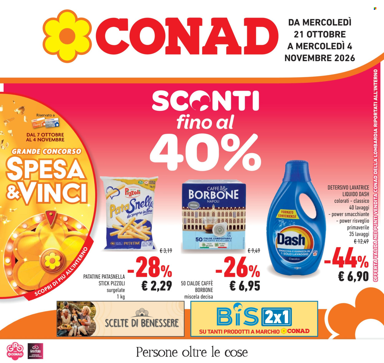 Volantino Conad - 21/10/2026 - 4/11/2026. Pagina 1