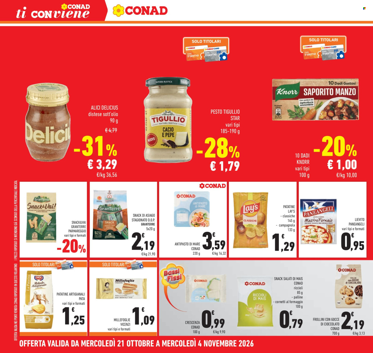 Volantino Conad - 21/10/2026 - 4/11/2026. Pagina 26