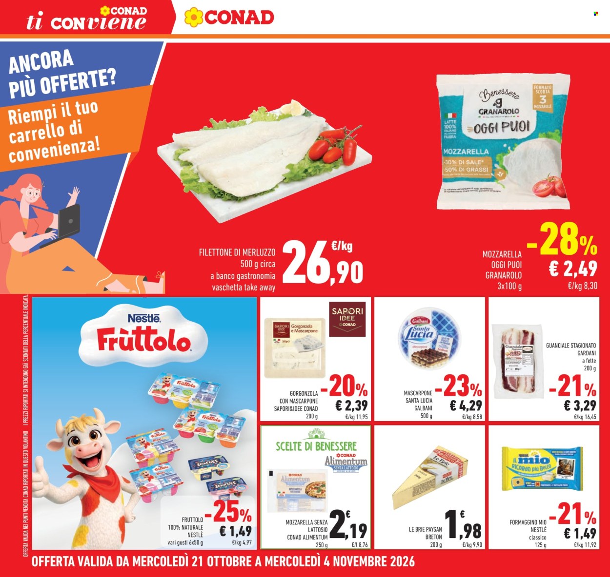 Volantino Conad - 21/10/2026 - 4/11/2026. Pagina 37