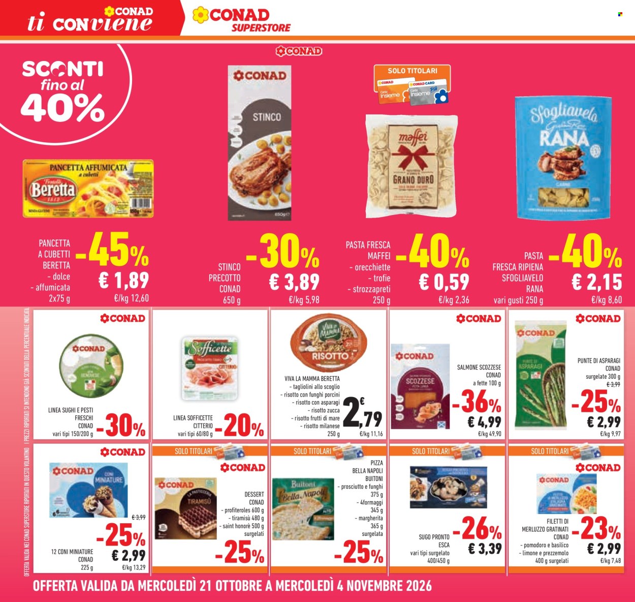 Volantino Conad Superstore - 21/10/2026 - 4/11/2026. Pagina 14