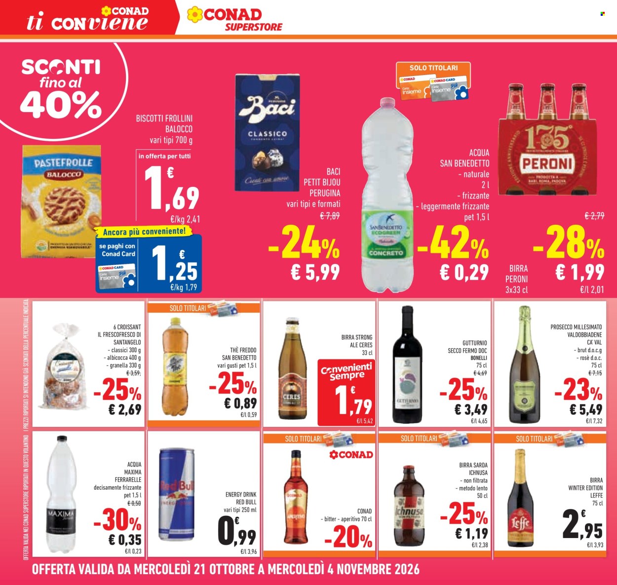 Volantino Conad Superstore - 21/10/2026 - 4/11/2026. Pagina 20