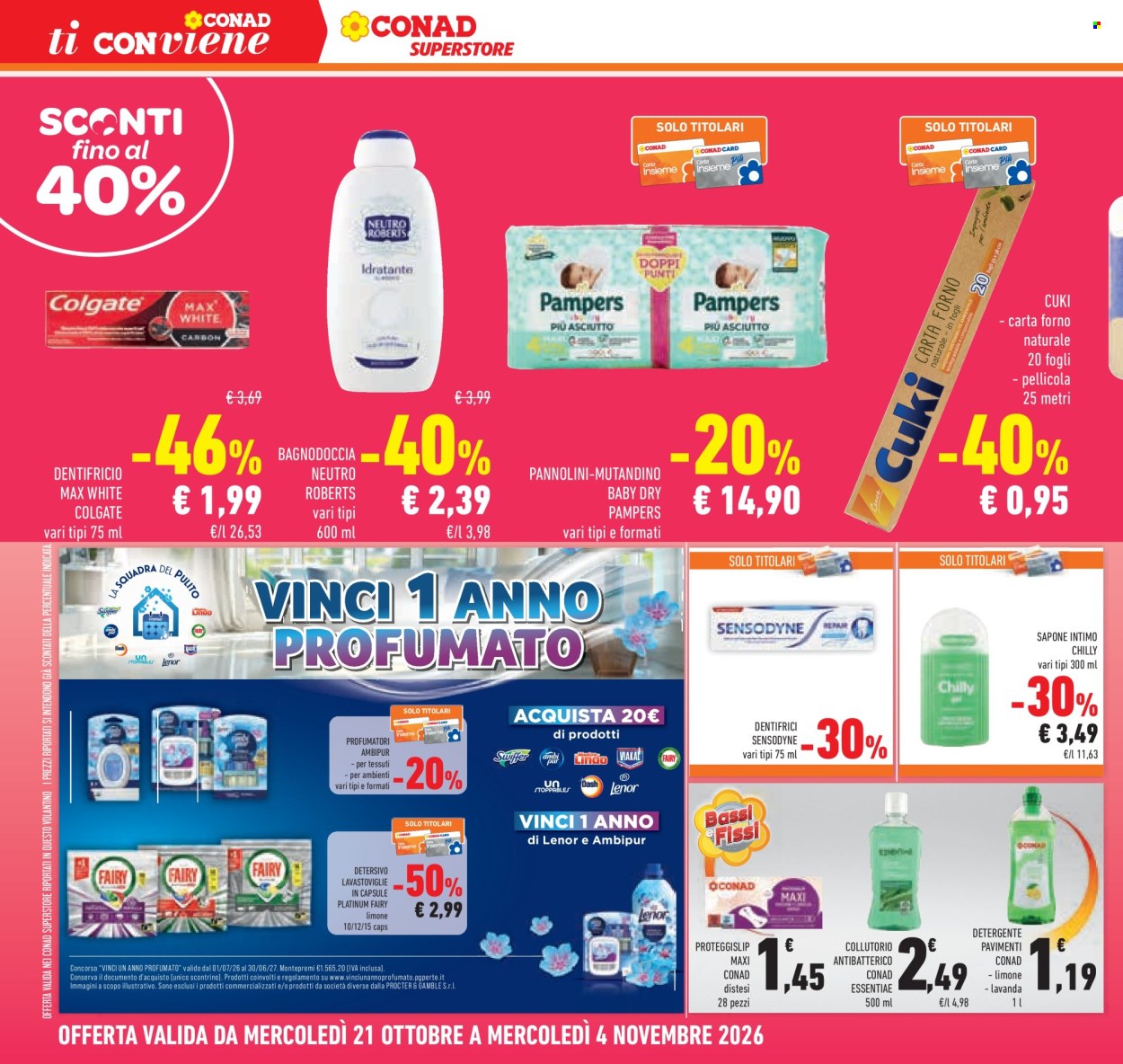 Volantino Conad Superstore - 21/10/2026 - 4/11/2026. Pagina 22