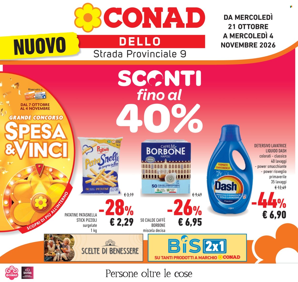 Volantino Conad - 21/10/2026 - 4/11/2026. Pagina 1