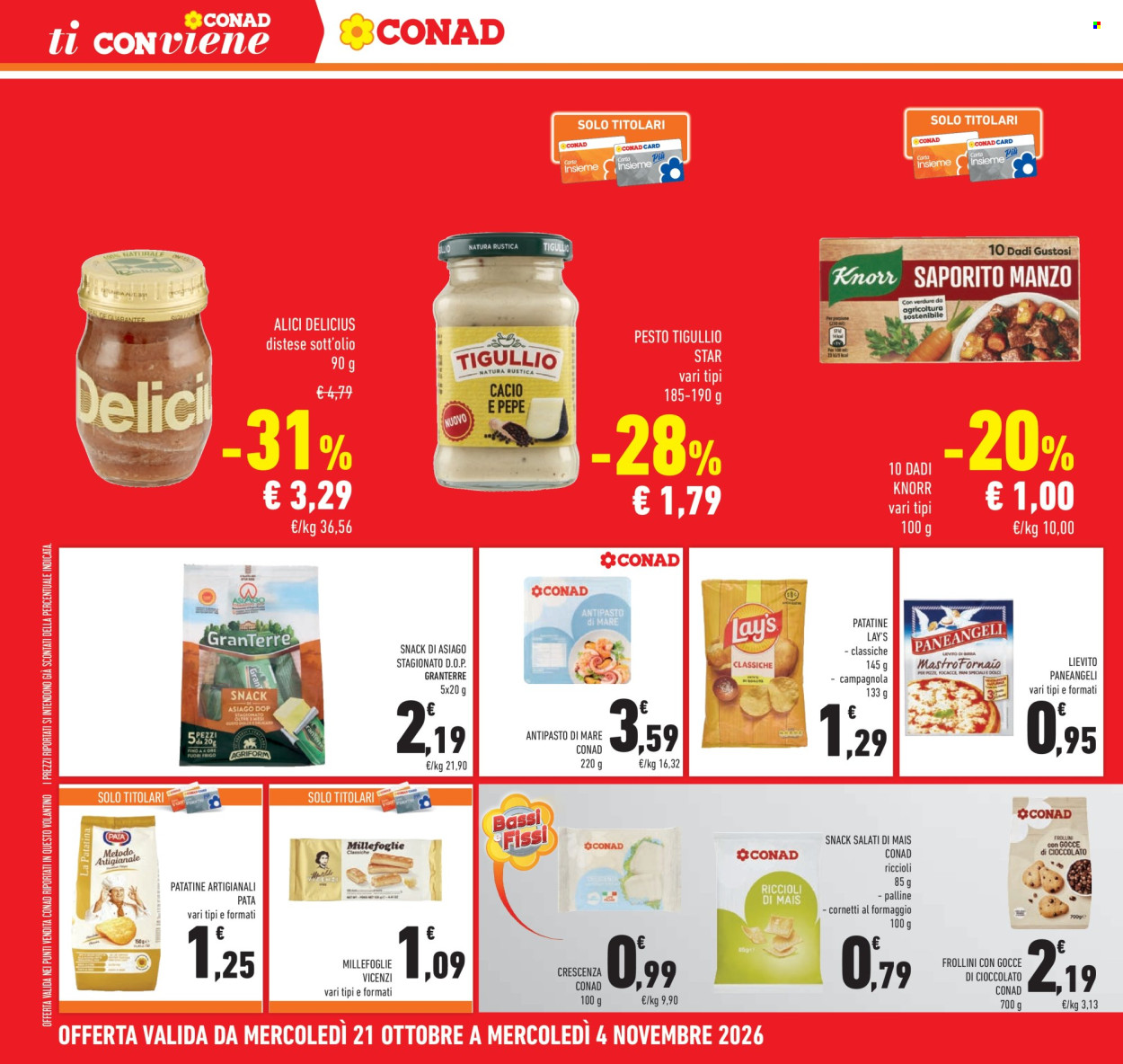 Volantino Conad - 21/10/2026 - 4/11/2026. Pagina 39