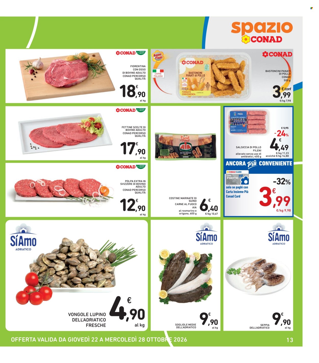 Volantino Spazio Conad - 23/10/2026 - 29/10/2026. Pagina 13