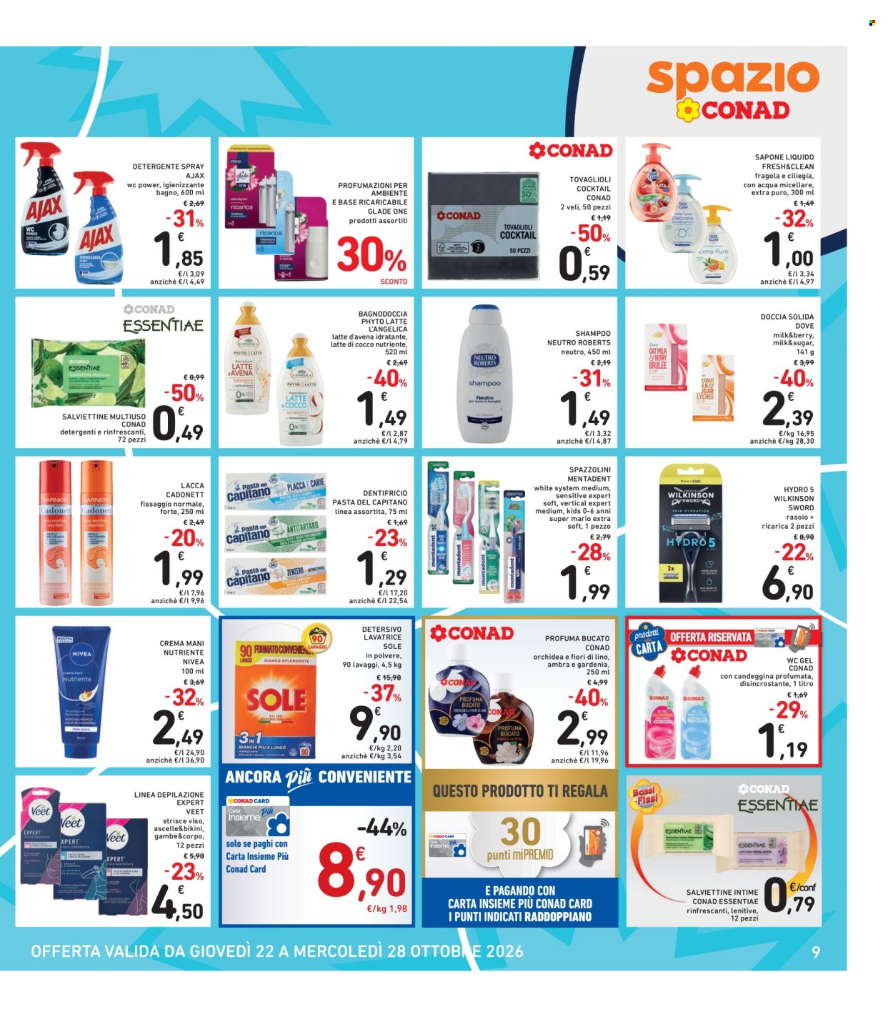 Volantino Spazio Conad - 23/10/2026 - 29/10/2026. Pagina 9