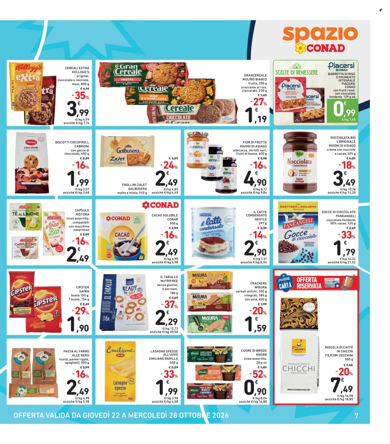 Volantino Spazio Conad - 23/10/2026 - 29/10/2026. Pagina 7