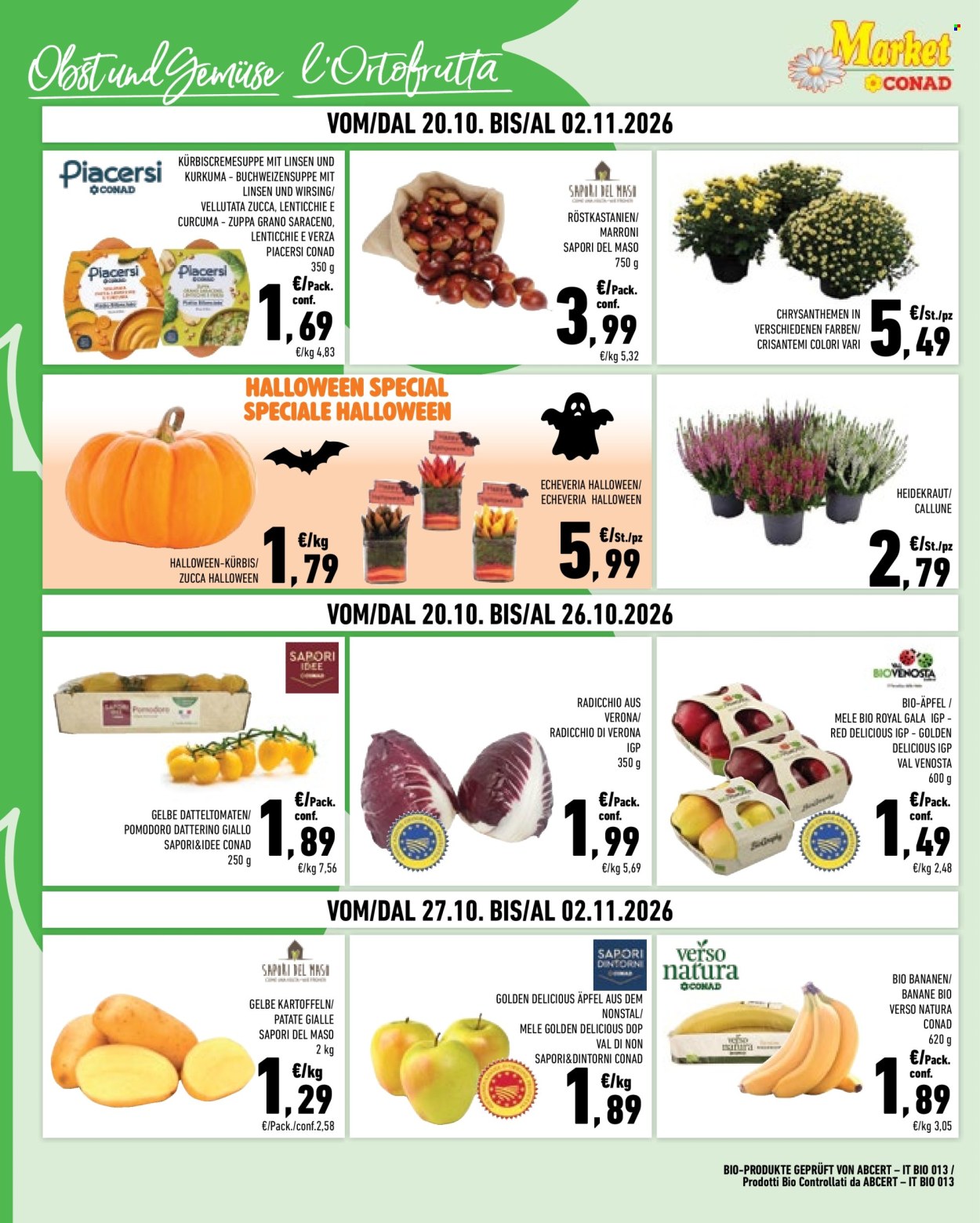 Volantino Market Conad - 20/10/2026 - 2/11/2026. Pagina 2