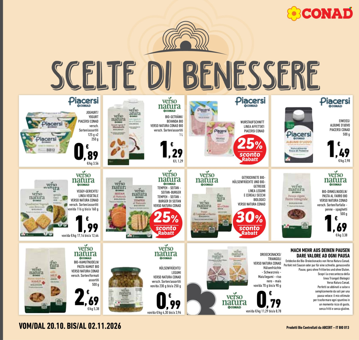Volantino Conad - 20/10/2026 - 2/11/2026. Pagina 2