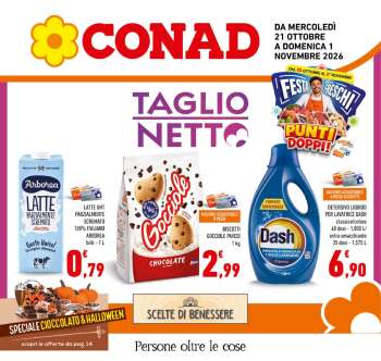 Volantino Conad - 21/10/2026 - 1/11/2026.