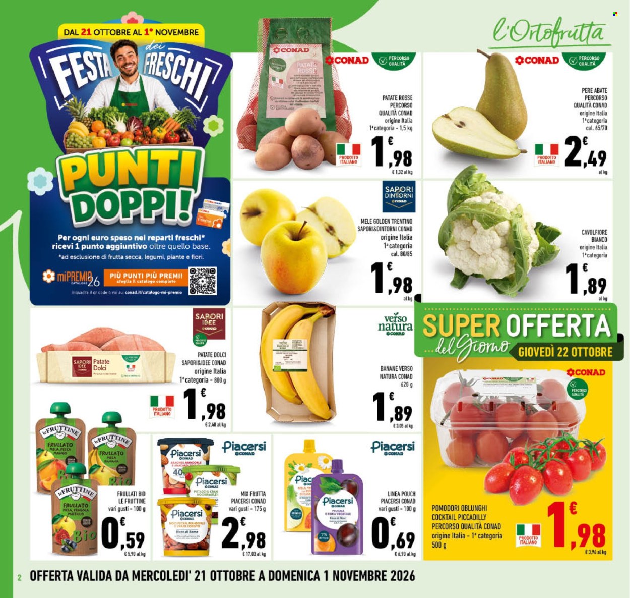 Volantino Conad - 21/10/2026 - 1/11/2026. Pagina 2