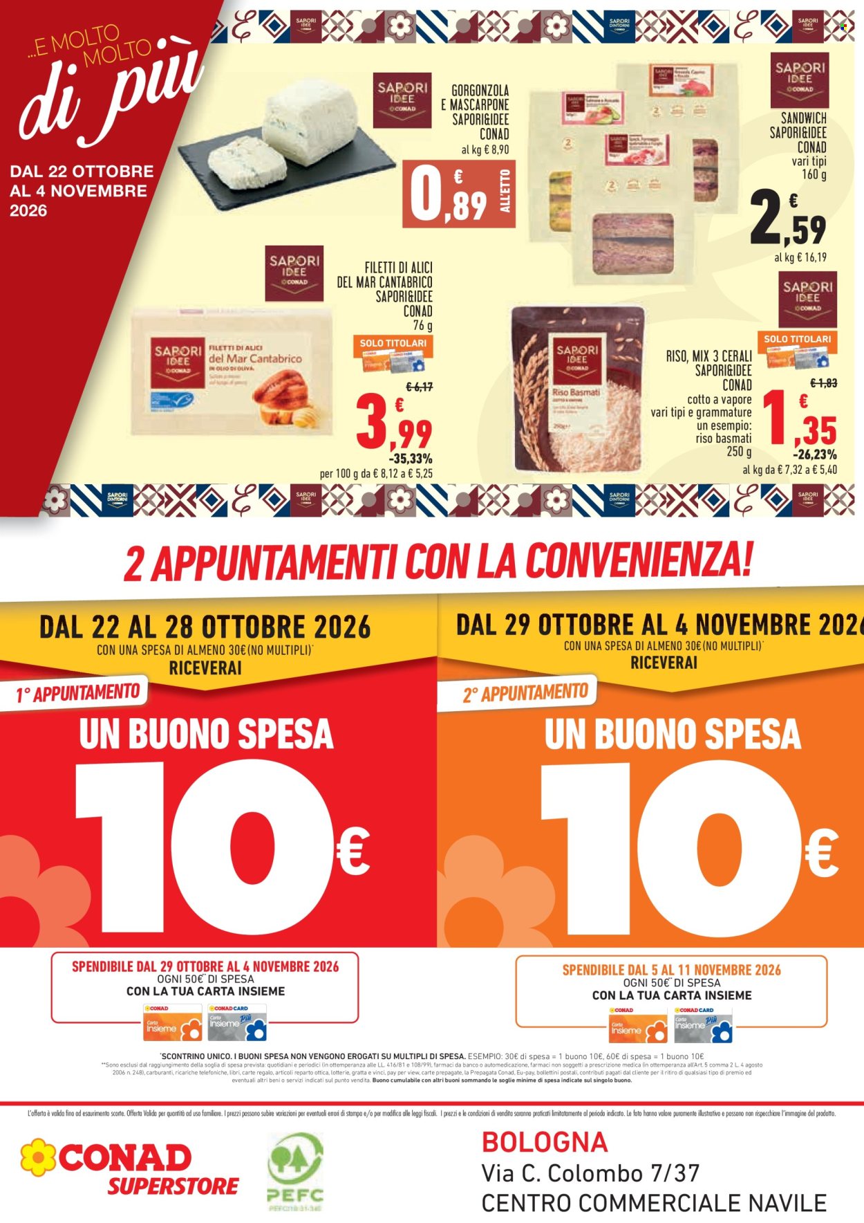 Volantino Conad Superstore - 22/10/2026 - 4/11/2026. Pagina 4