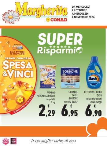 Volantino Margherita Conad - 21/10/2026 - 4/11/2026.