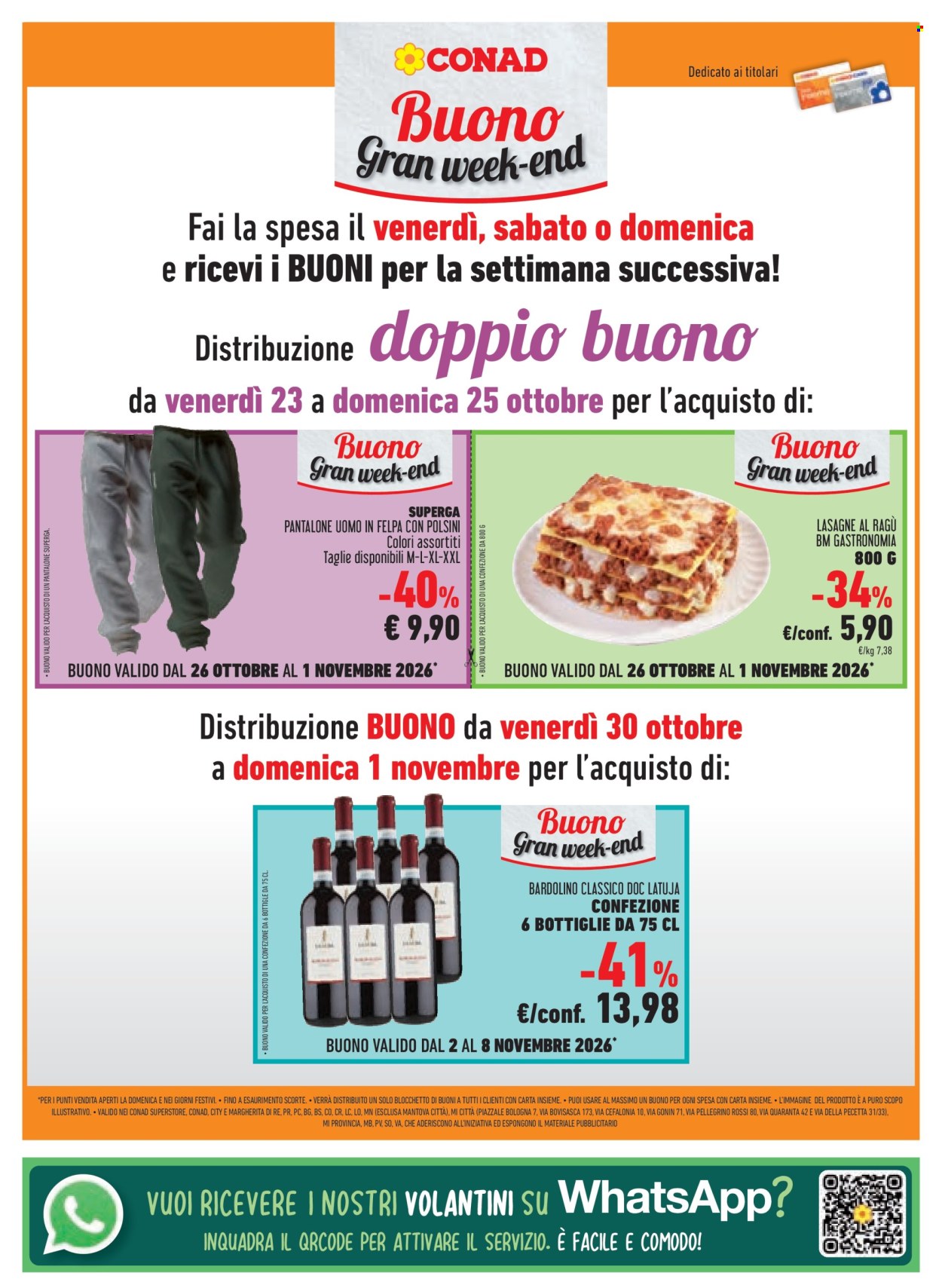 Volantino Margherita Conad - 21/10/2026 - 4/11/2026. Pagina 28