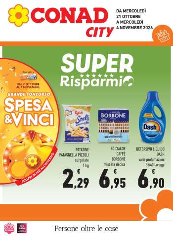 Volantino Conad - 21/10/2026 - 4/11/2026.