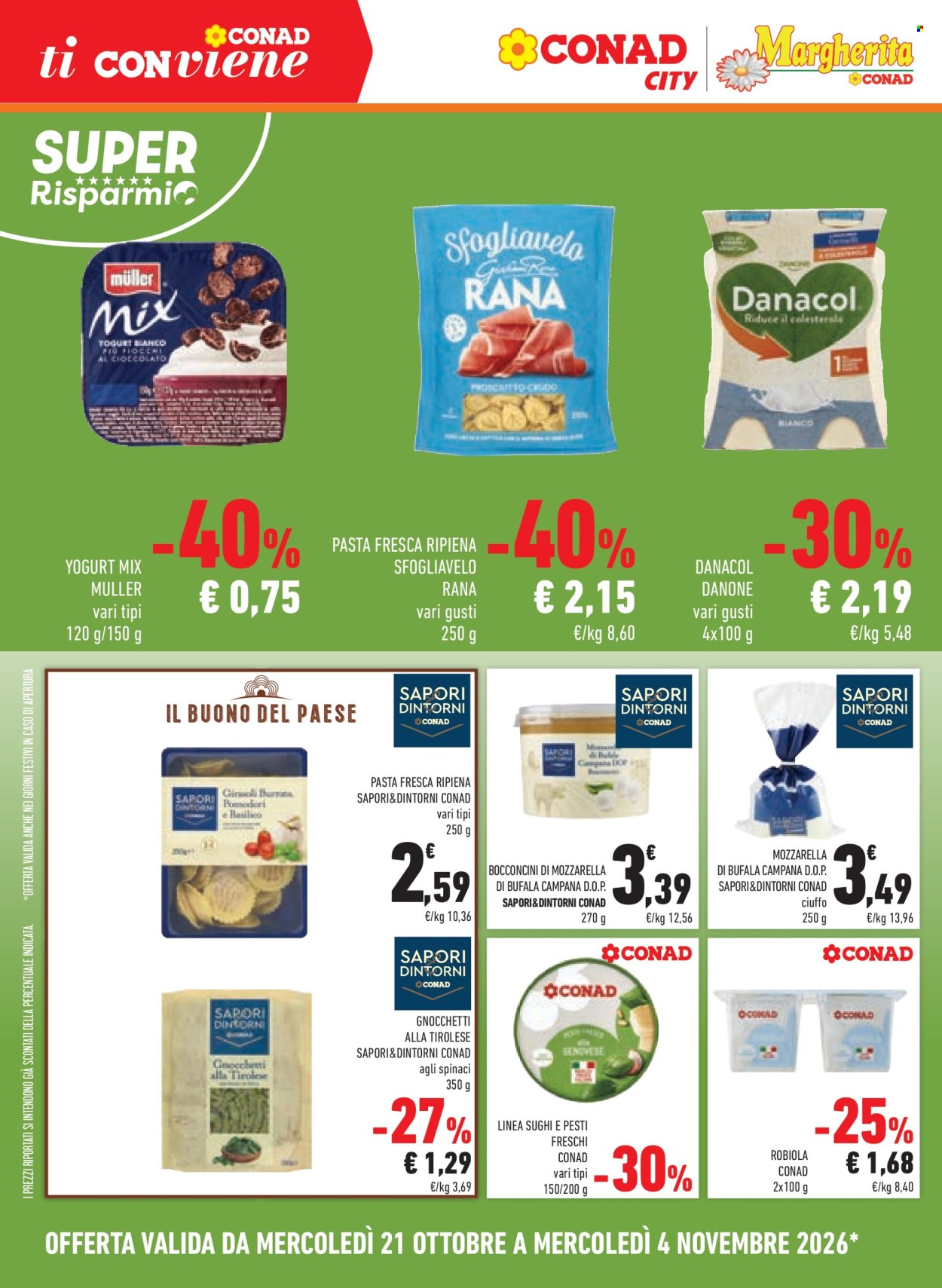 Volantino Margherita Conad - 21/10/2026 - 4/11/2026. Pagina 12