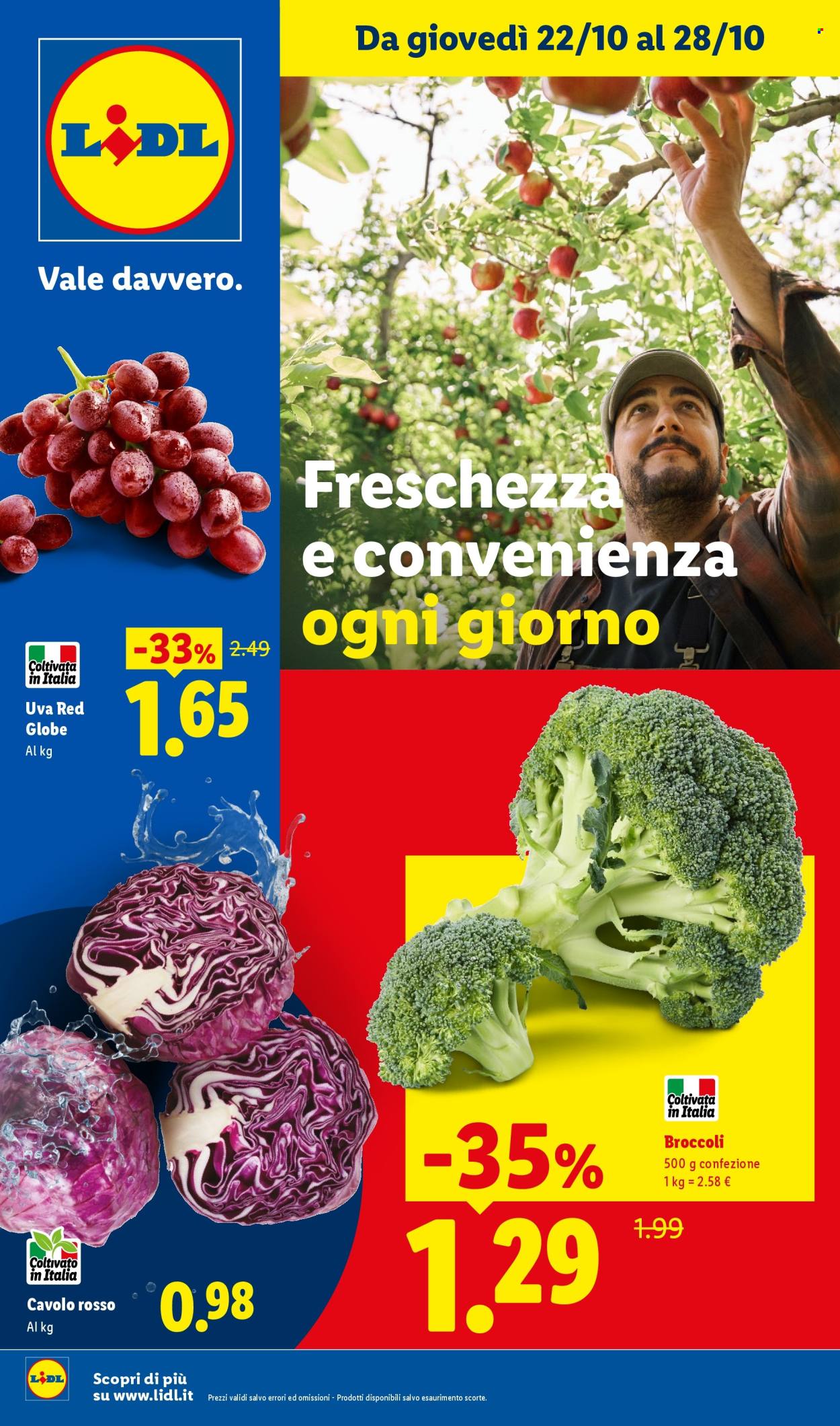 Volantino Lidl - 22/10/2026 - 28/10/2026. Pagina 1