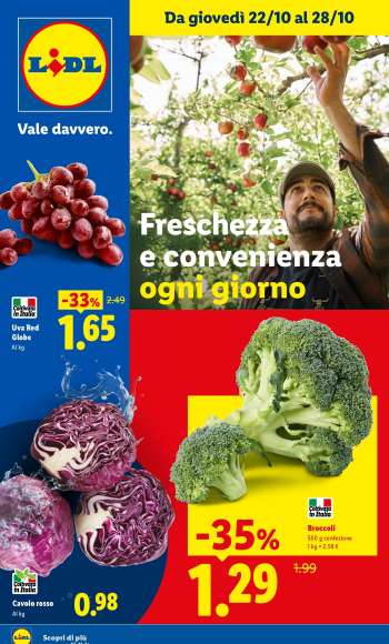 Volantino Lidl - 22/10/2026 - 28/10/2026.