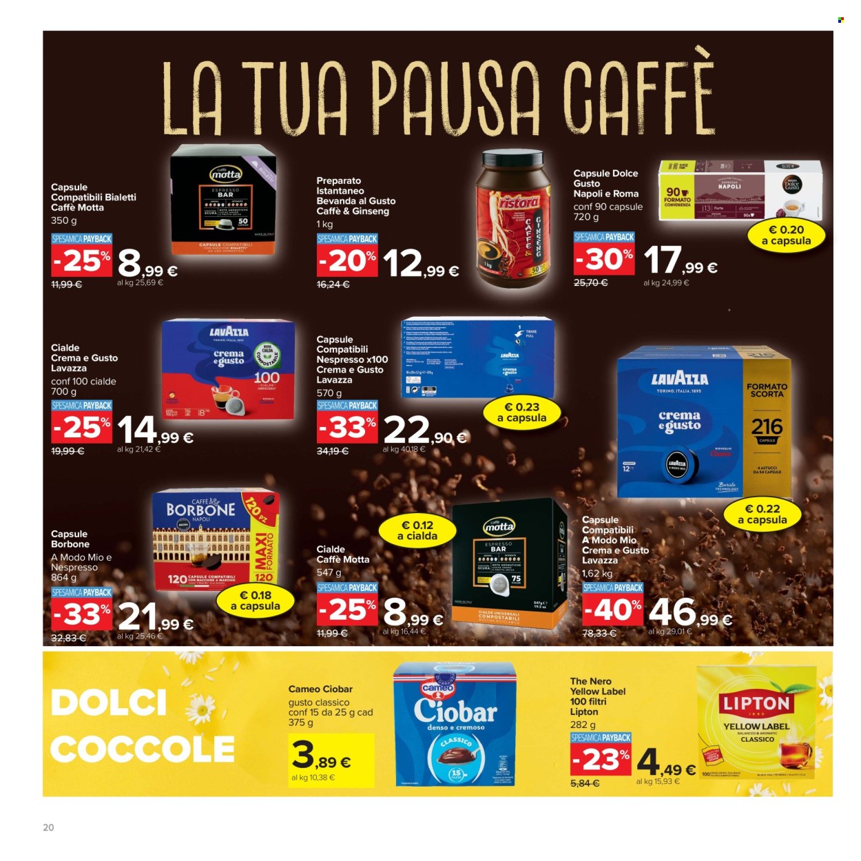 Volantino Carrefour - 23/10/2026 - 5/11/2026. Pagina 20