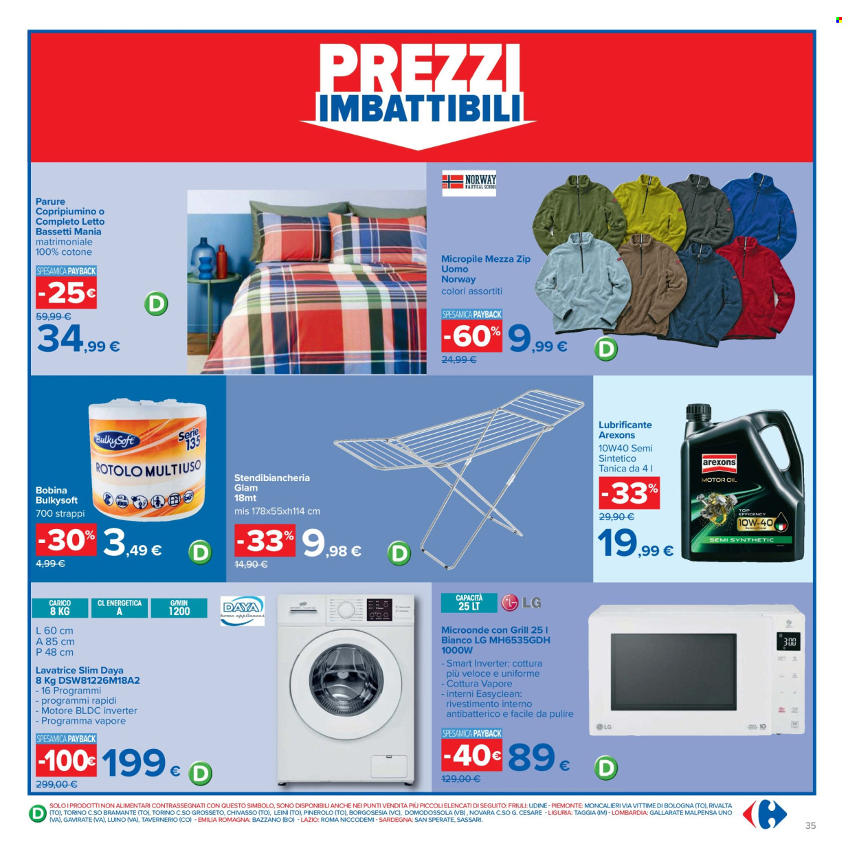 Volantino Carrefour - 23/10/2026 - 5/11/2026. Pagina 35