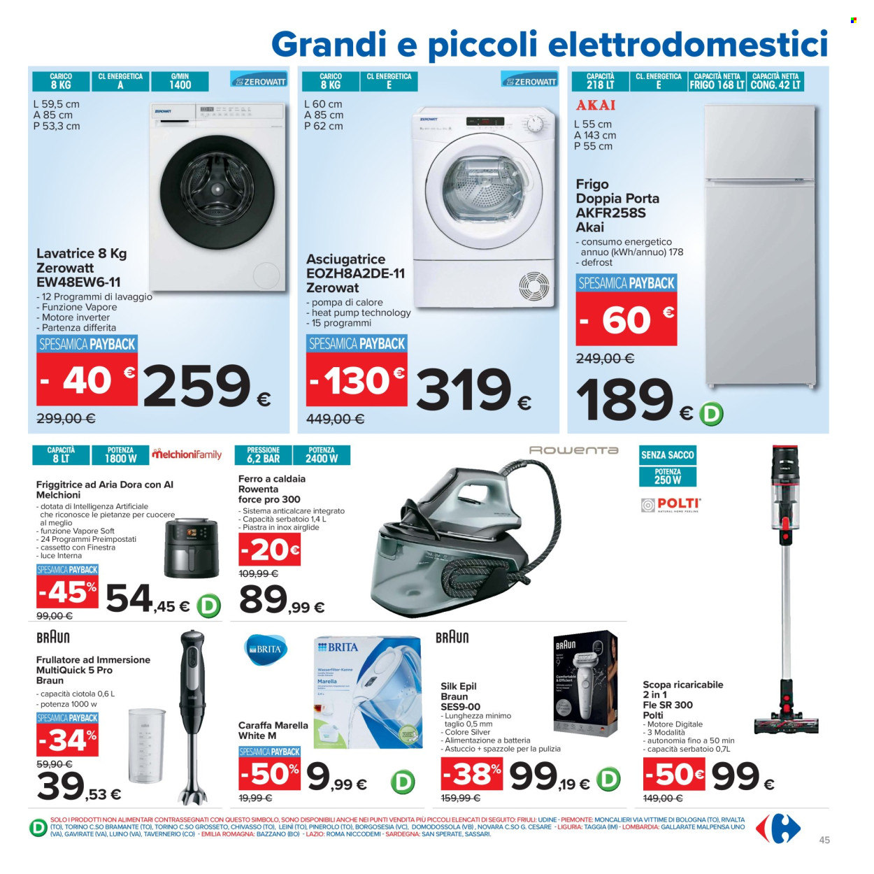 Volantino Carrefour - 23/10/2026 - 5/11/2026. Pagina 45