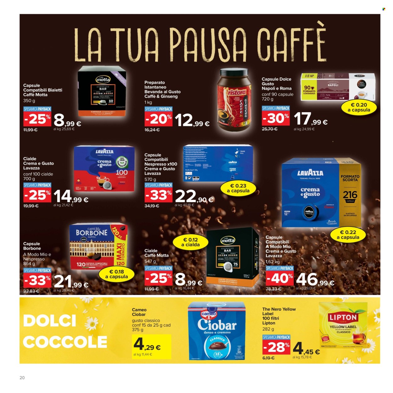 Volantino Carrefour - 23/10/2026 - 5/11/2026. Pagina 20