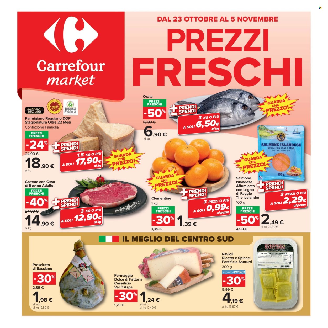 Volantino Carrefour - 23/10/2026 - 5/11/2026. Pagina 1