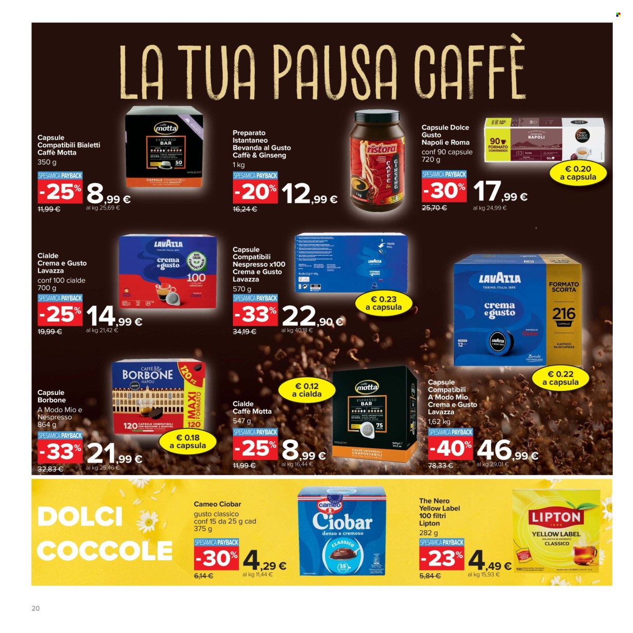 Volantino Carrefour - 23/10/2026 - 5/11/2026. Pagina 20