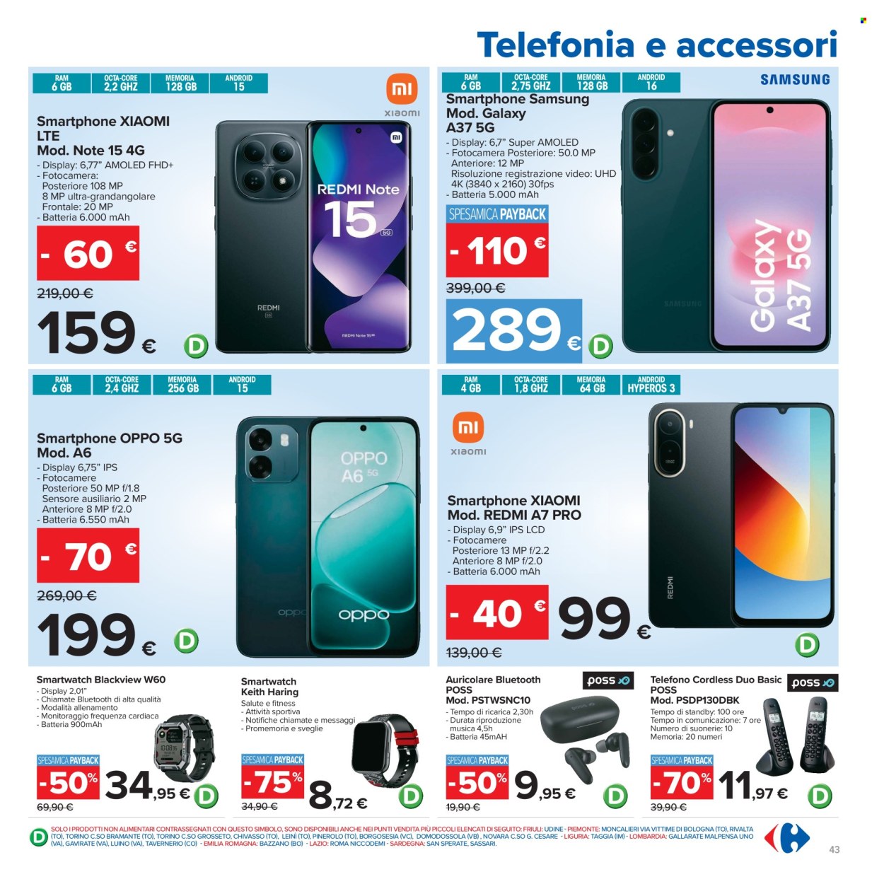 Volantino Carrefour - 23/10/2026 - 5/11/2026. Pagina 43