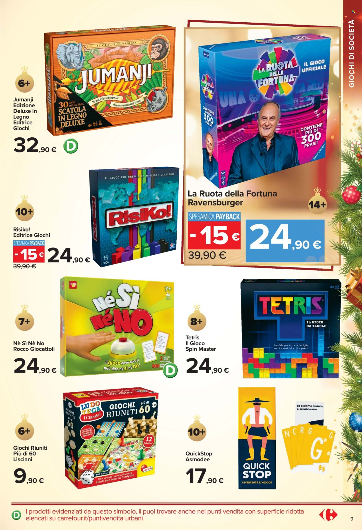 Volantino Carrefour - 23/10/2026 - 24/12/2026. Pagina 9