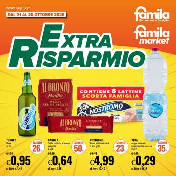 Volantino Famila - 21/10/2026 - 28/10/2026.