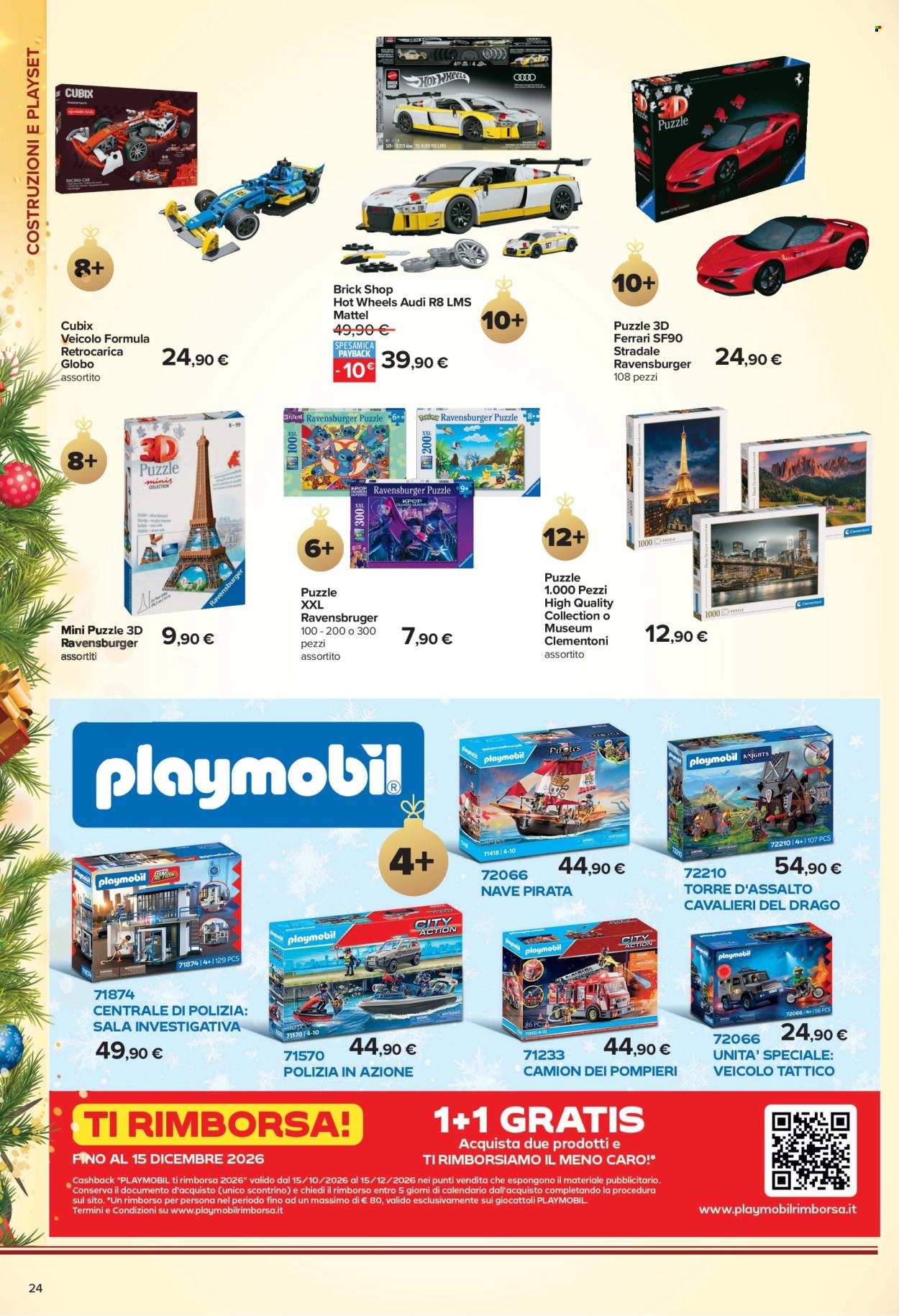 Volantino Carrefour - 23/10/2026 - 24/12/2026. Pagina 24