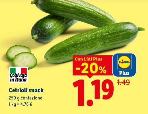 Cetrioli snack