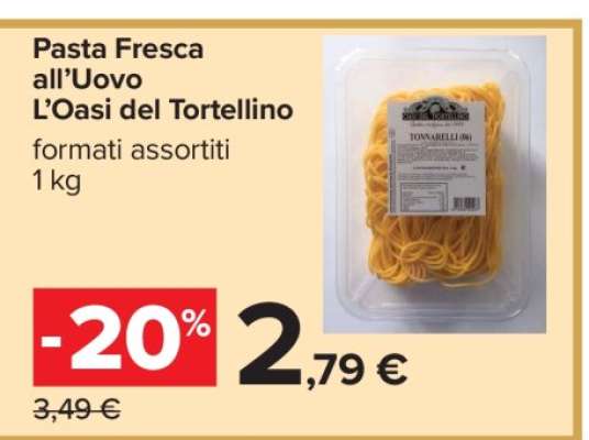 Pasta Fresca all’Uovo L’Oasi del Tortellino