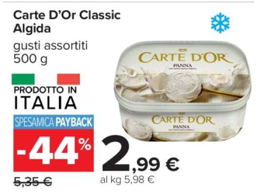 Carte D’Or Classic Algida
