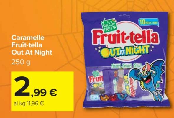 Caramelle Fruit-tella Out At Night